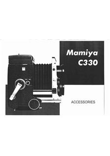 Mamiya C 330 f manual. Camera Instructions.